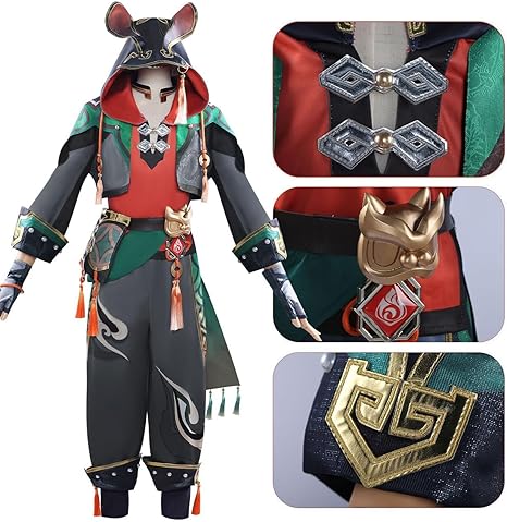 原神 嘉明 コスプレ衣装 ウィッグ付き フルセット 原神 げんしん 嘉明 ガミンコスプレ衣装 豪華版 フルセット